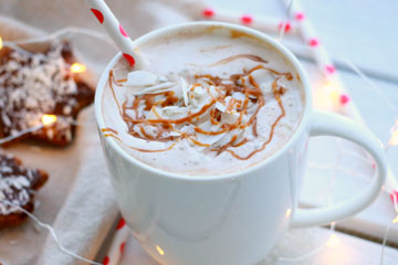 Chocolat chaud à la noix de coco